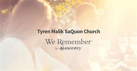 tyren malik church|Tyren Church Obituary (1998